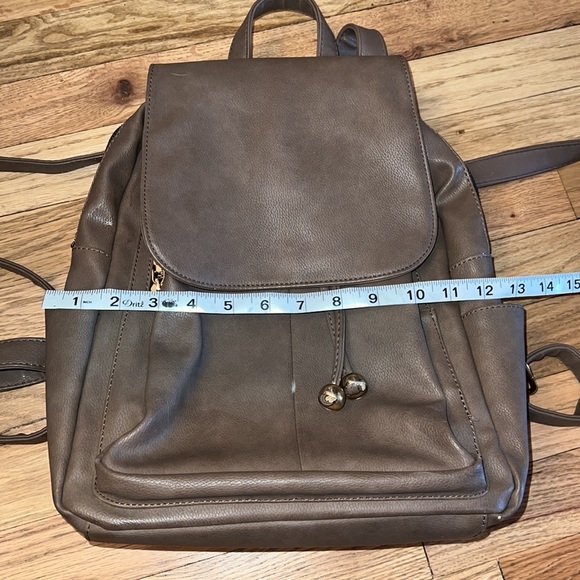 Faux Leather Backpack Purse - Picture 7 of 9